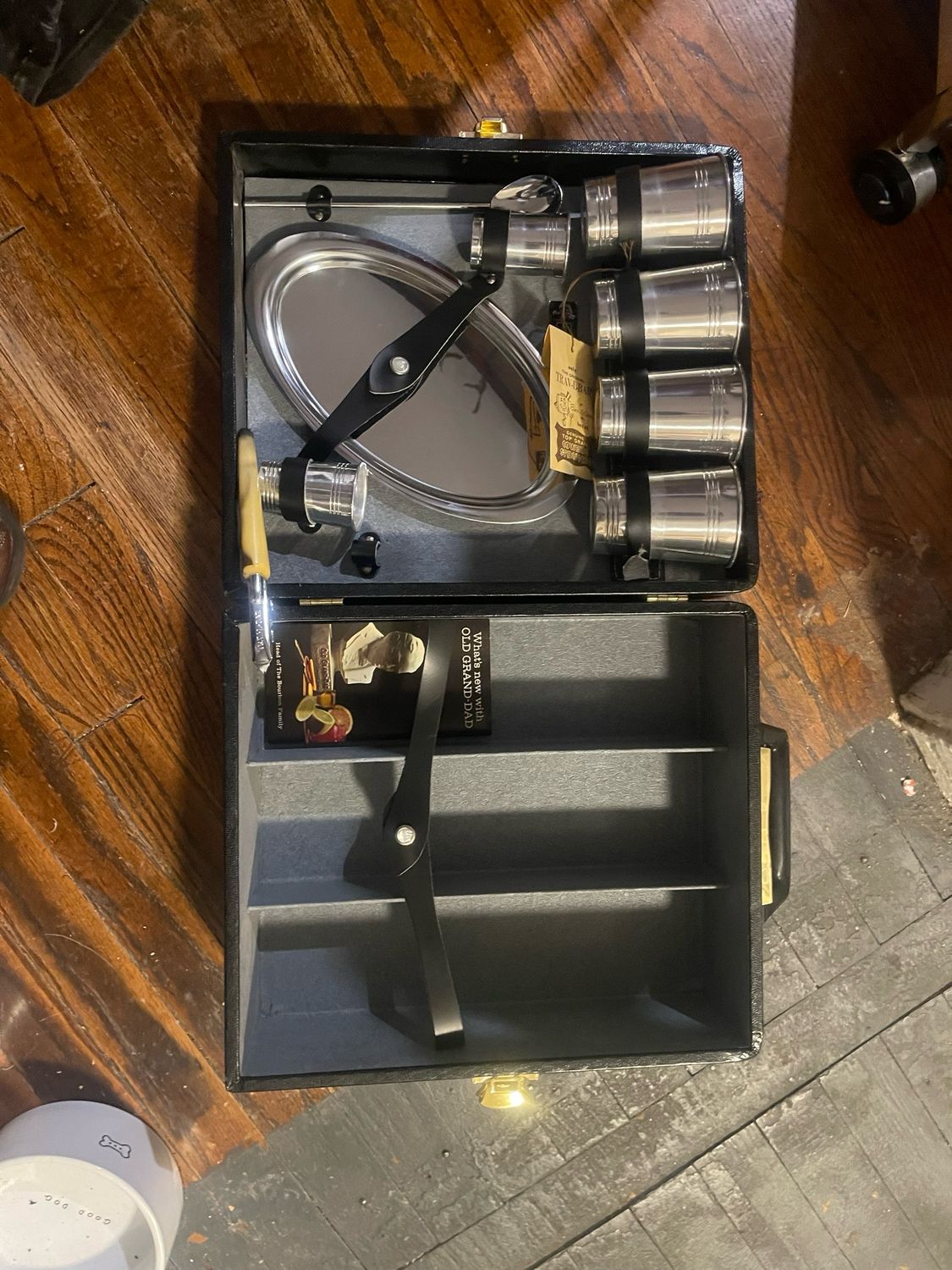 Vintage Travel Bartending Kit