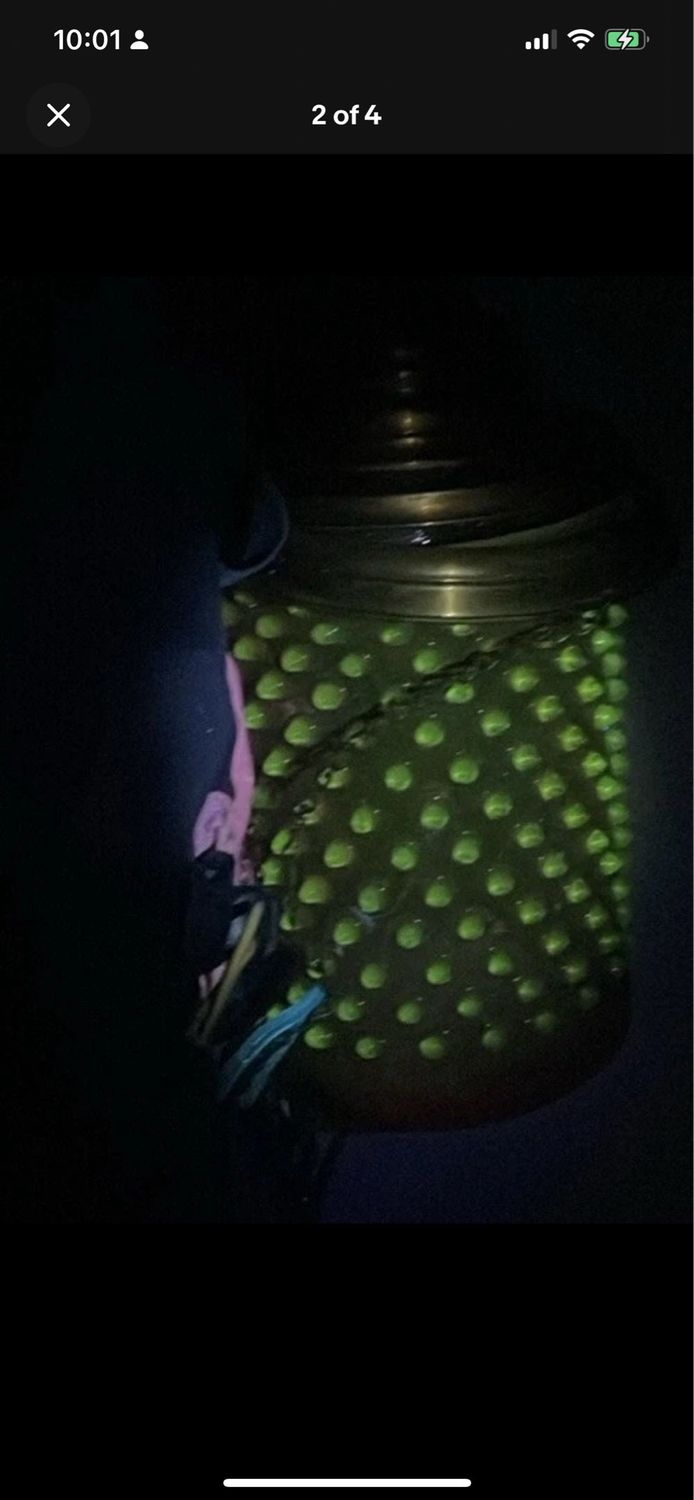 Cranberry Hobbs &amp; Brockner Hanging Parlor Lamp