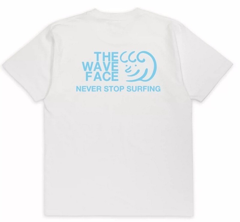 The Wave Face Tee - Regular Fit/ Wide Neck