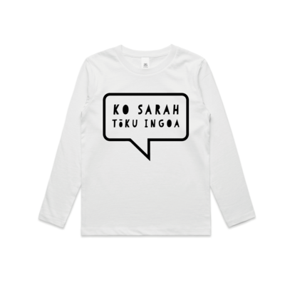 Youth Long Sleeve Tee White