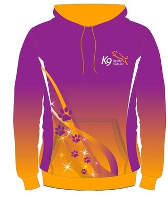Hoodie- Purple &amp; Orange (Unisex)