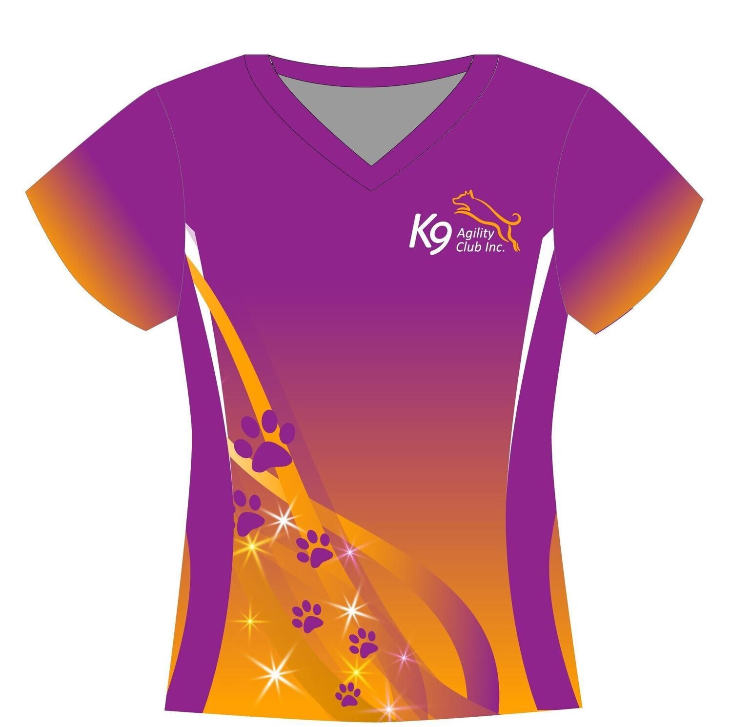 Tees Purple/Orange- Ladies &amp; Men&#39;s