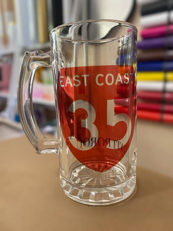 Custom Beer Mug 22oz