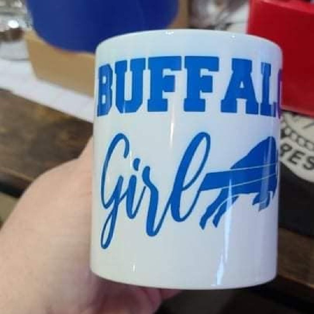 11 0Z COFFEE MUGS WITH COLORED RIM AND HANDLE