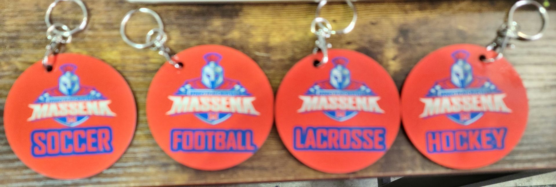 Massena Sports Keychain