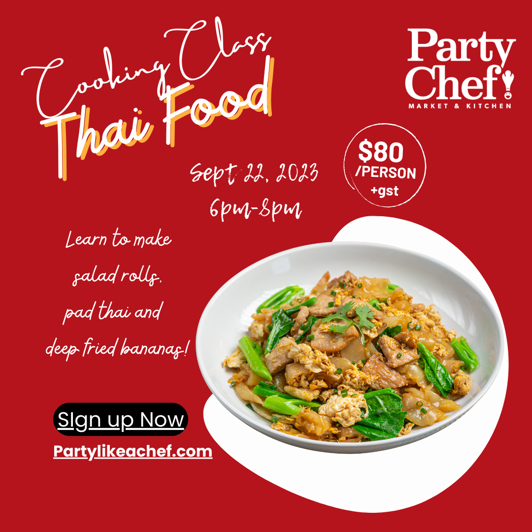 Thai Cooking Class Sept 22