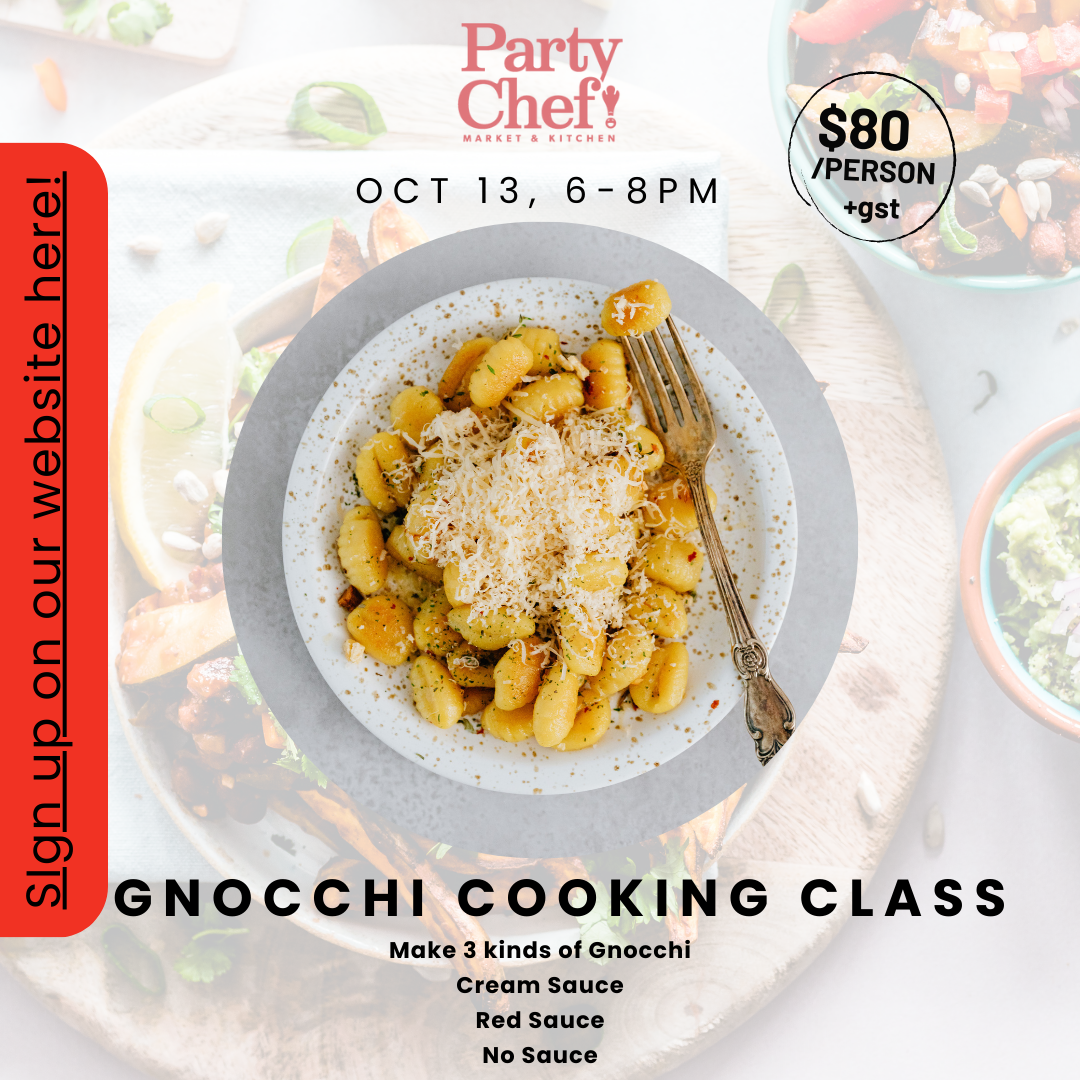 Gnocchi Cooking Class Oct 12