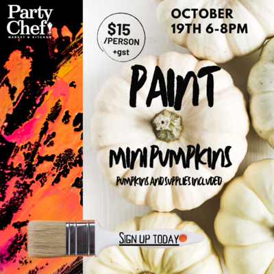 Paint Mini Pumpkins - Oct 19