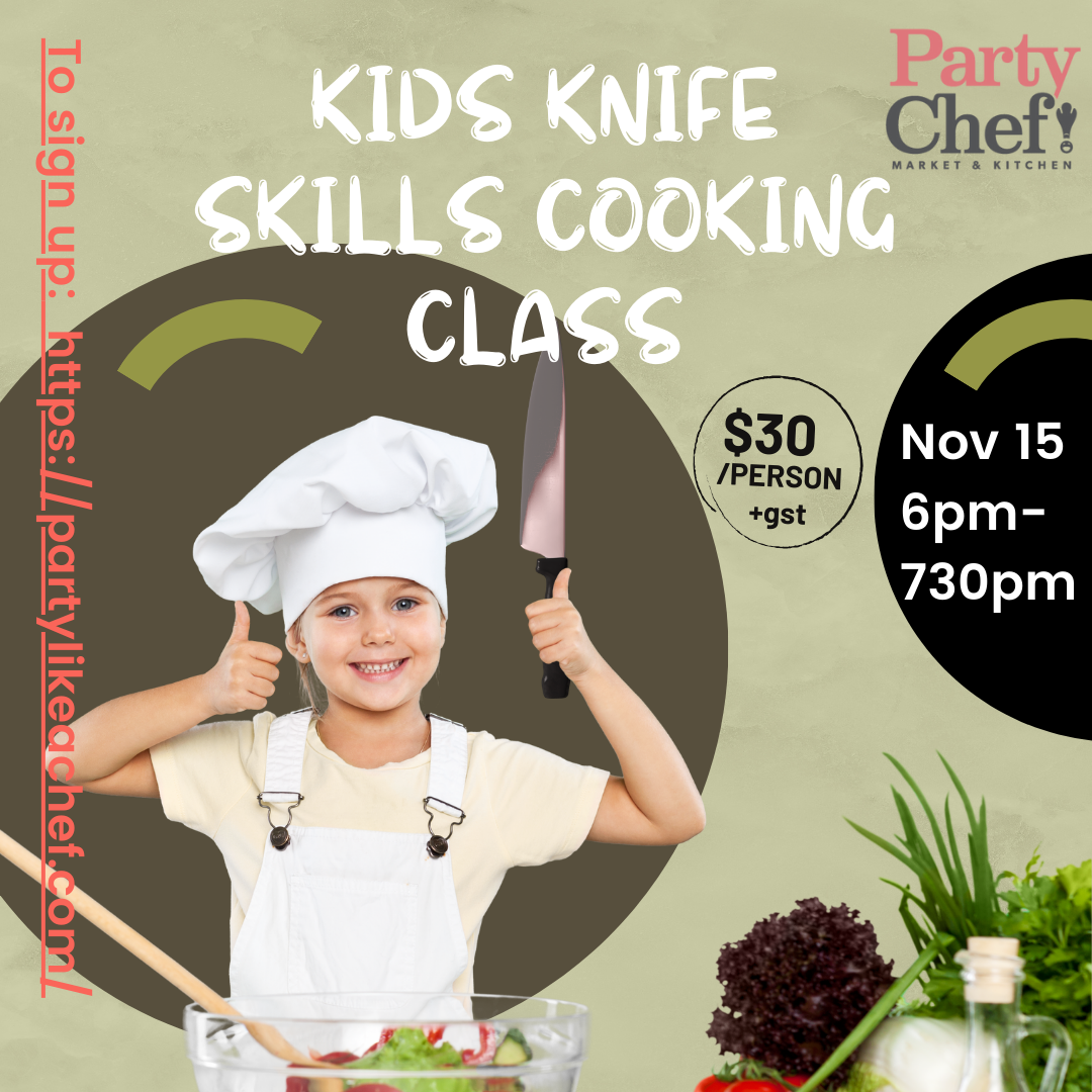 Kids knife Skills Class- Nov 15