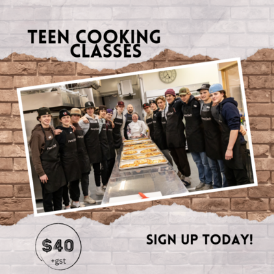 Teen Cooking Classes (ages 13-18)