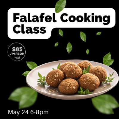 Falafel Cooking Class May 24