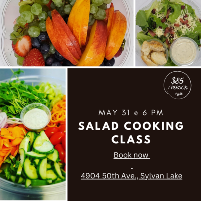 Seasonal Salad Cooking Class May 31