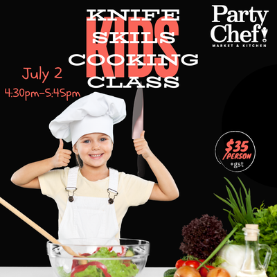 Kids Knife Skills Cooking Class July 2