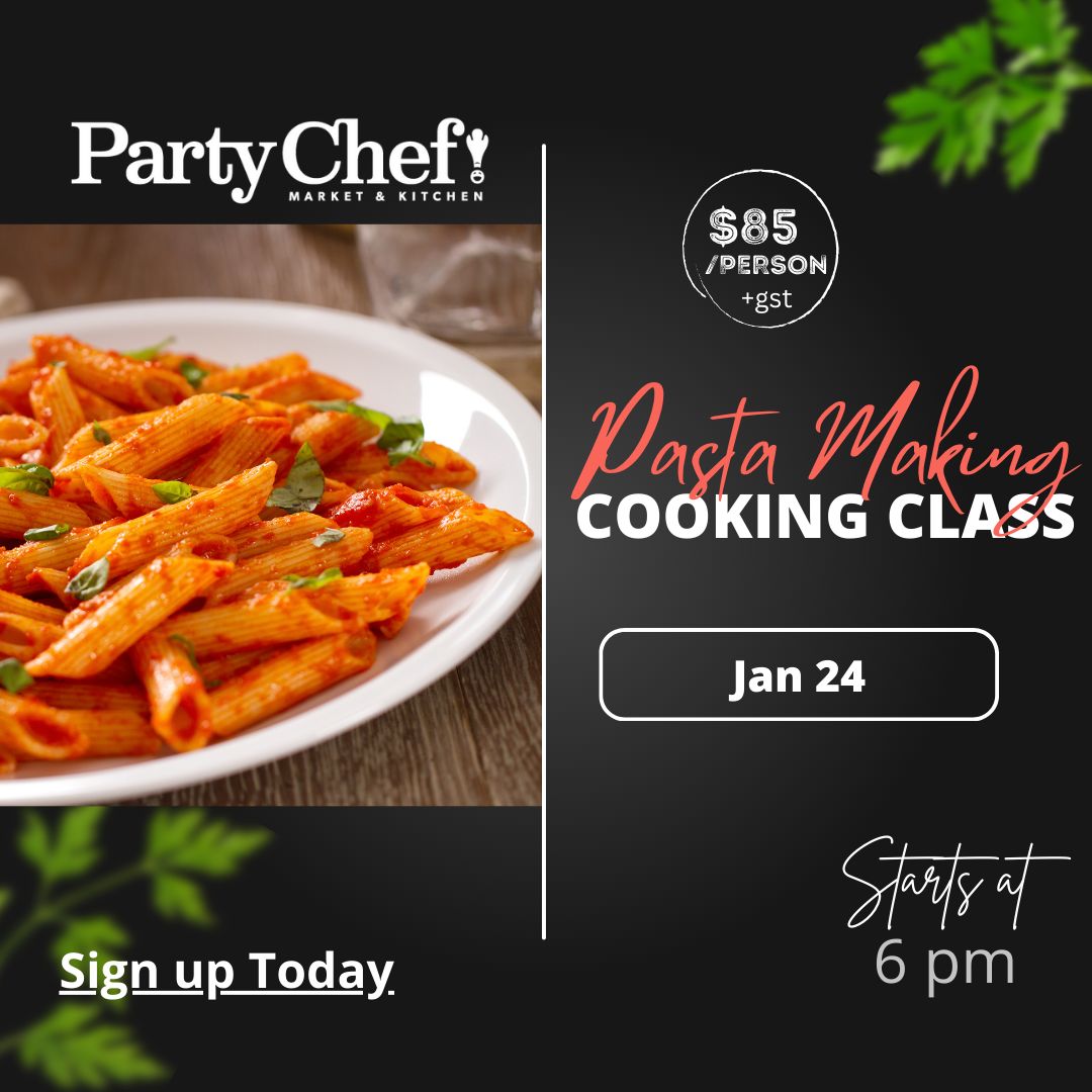 Adult Pasta And Red Sauce Cooking Class Jan 24