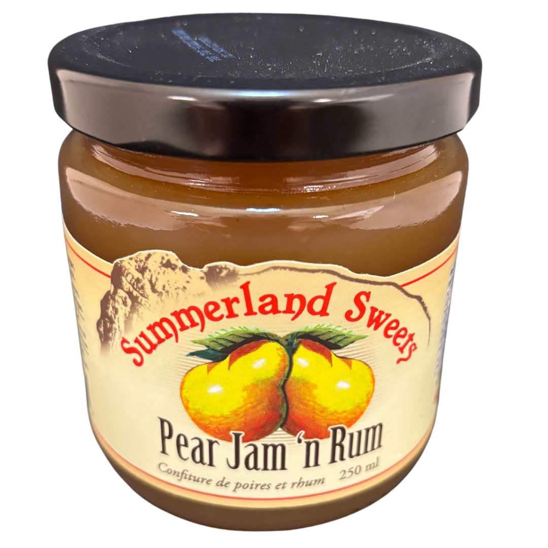 Summerland Pear n&#39; Rum Jam 250ml
