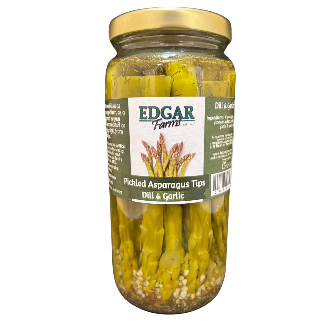 Pickled Asparagus Tips Dill &amp; Garlic Edgar