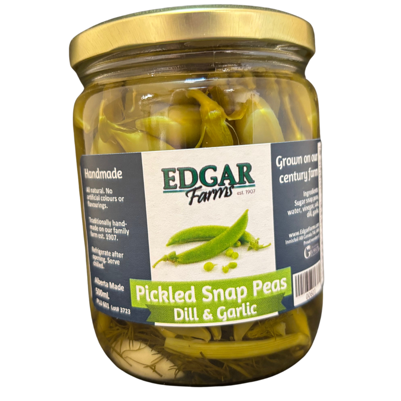 Pickled Snap Peas Dill&amp;Garlic Edgar