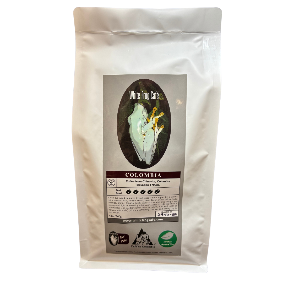 White Frog Dark Roast Whole Bean Coffee