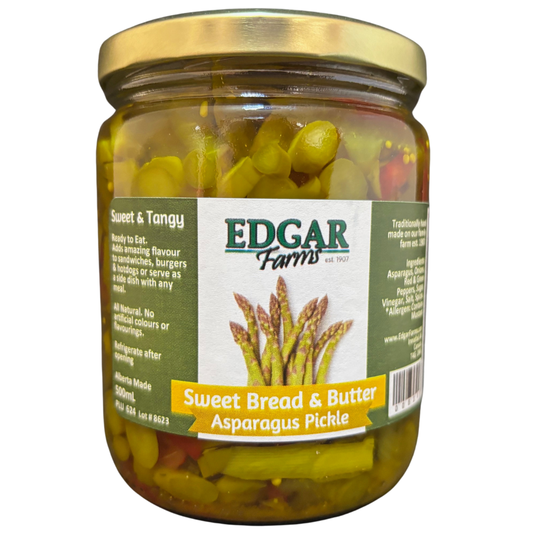 Asparagus Bread &amp; Butter Pickles Edgar