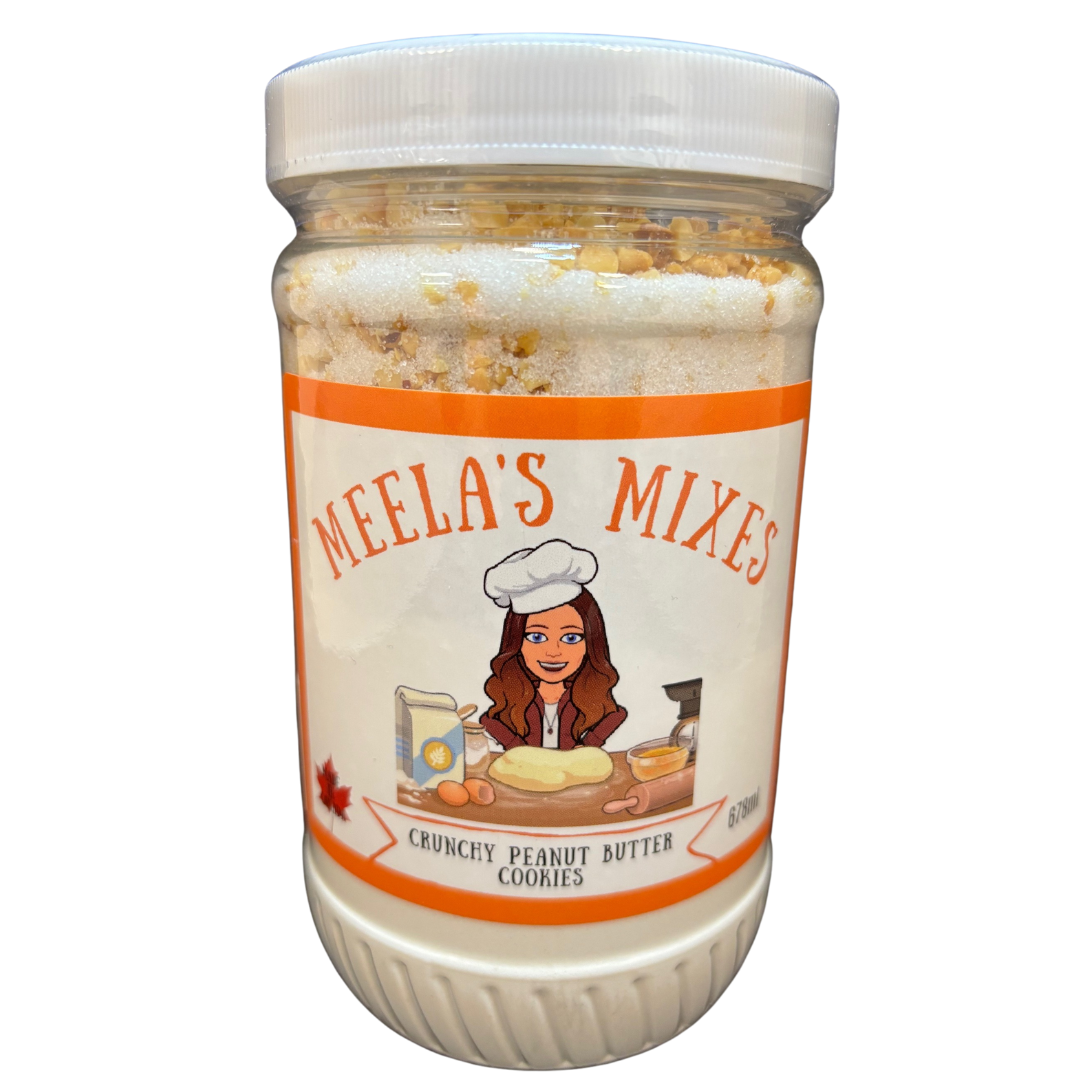 Meelas Crunchy Peanut Butter Cookies