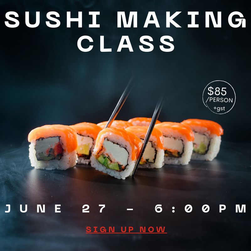 Sushi Making June 27
