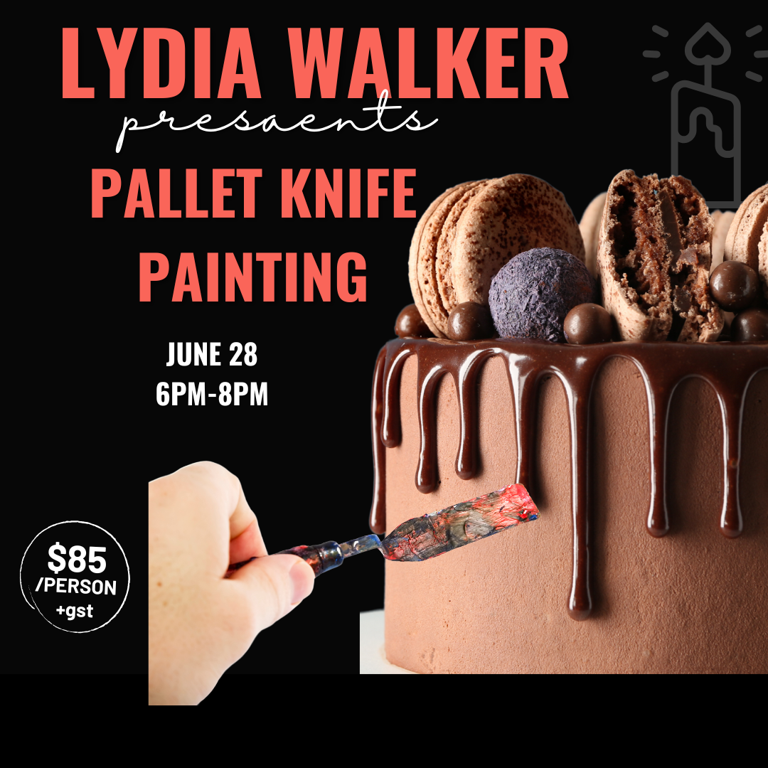 Guest Chef LW Pallet knife Cake Painting June 28