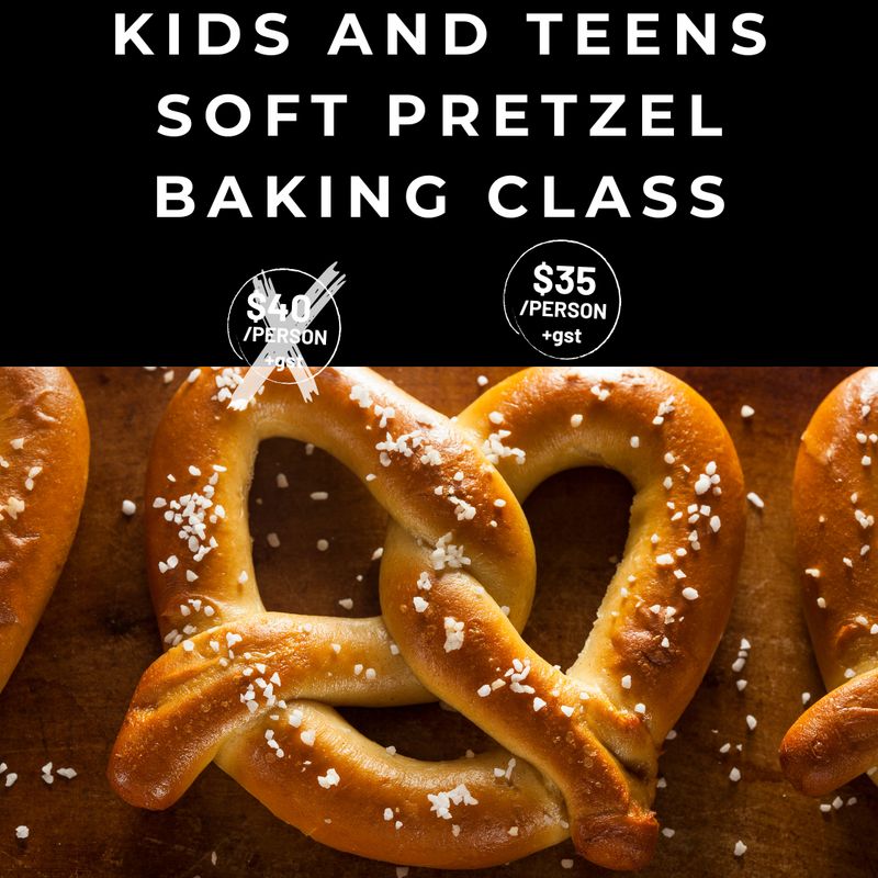 Soft Pretzel Baking Class