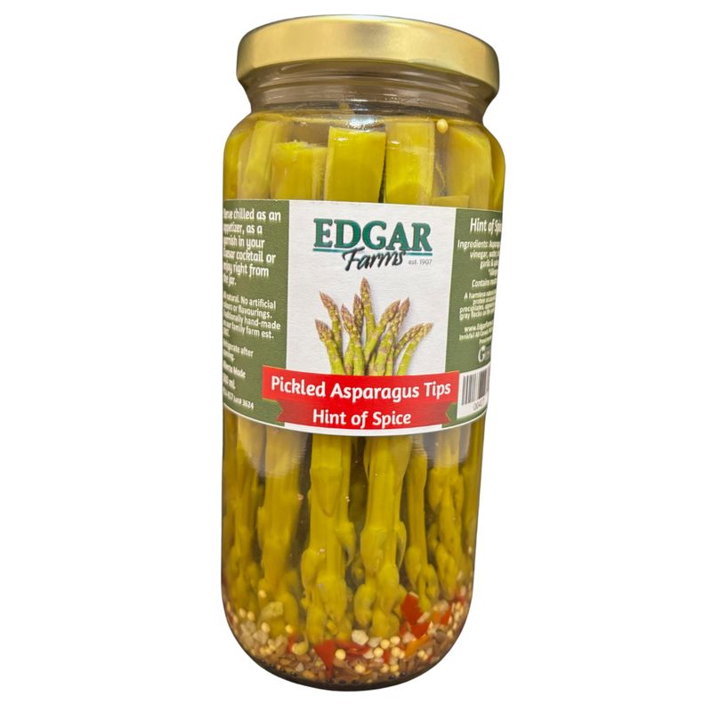 Pickled Asparagus Tips Hint of Spice Edgar