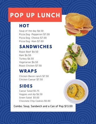 Pop Up Lunch