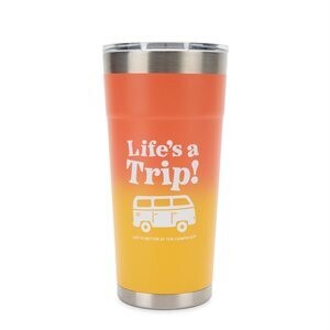 Camco Life is Better at the Campsite Painted Tumbler, Life's A Trip, 20 oz.