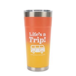 Camco Life is Better at the Campsite Painted Tumbler, Life's A Trip, 20 oz.