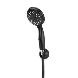 Camco Complete Premium RV / Marine Shower Head Kit, Black