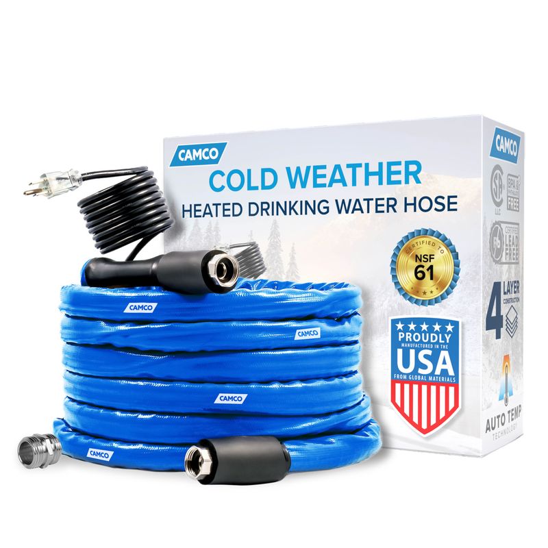 Camco Heated Drinking Water Hose 5/8" Diameter
