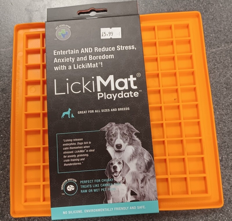 Lickimat playdate orange