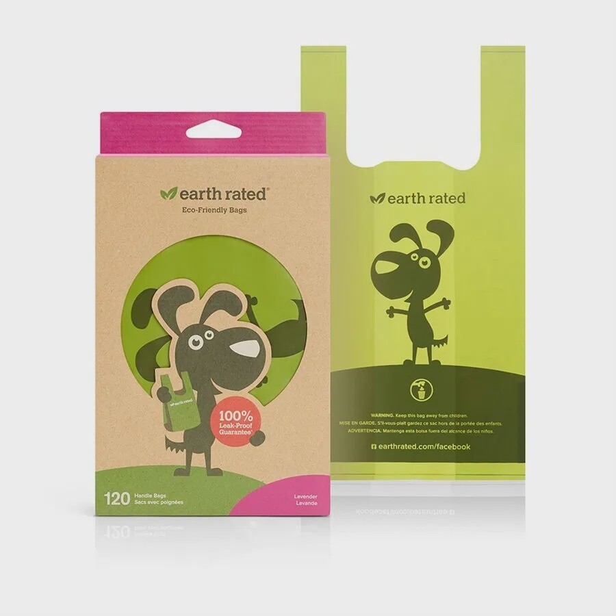 Earth Rated Poop Bags Handled 120 Lavender