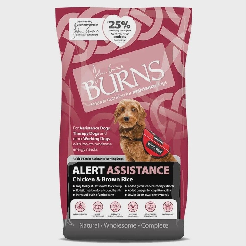 Burns Adult Dog ALERT Chicken &amp; Brown Rice 2kg