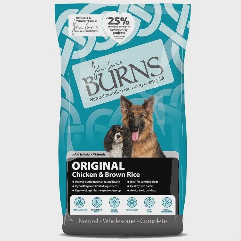Burns Adult Dog Original Chicken &amp; Brown Rice 2kg