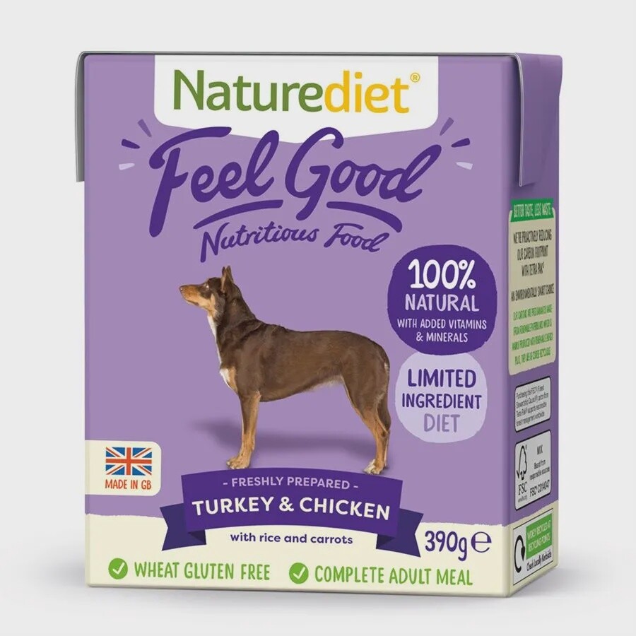 Naturediet Feel Good Tetra 390g, Flavour: Turkey &amp; Chicken
