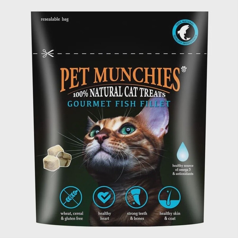 Pet Munchies Gourmet Fish Fillet Natural Cat Treat