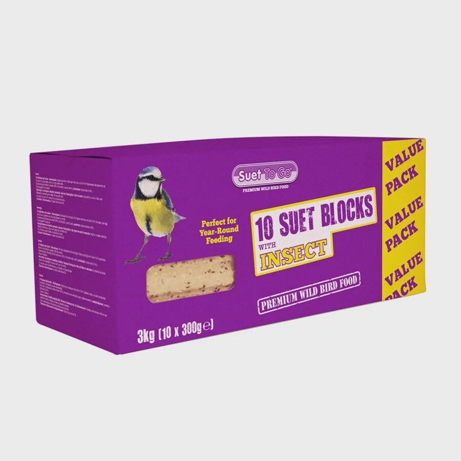 Suet To Go Insect Blocks 10pk