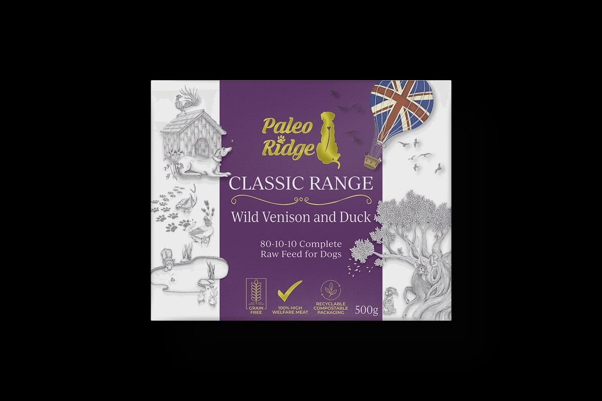 Paleo Ridge Classic Wild Venison and Duck (500g)