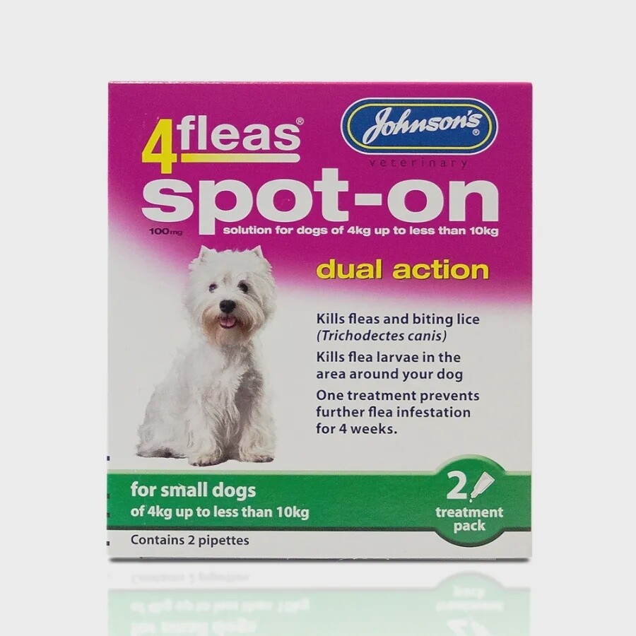 Johnsons 4Fleas Spot On Small Dog VMD