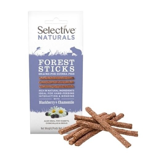 Supreme Selective Naturals Forest Sticks for Guinea Pigs Blackberry &amp; Chamomile
