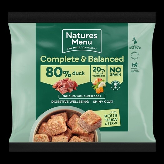 Natures Menu Complete And Balanced 80/20 Duck 500g