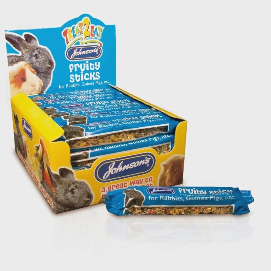 Johnsons Treat 2 Eat Fruity Sticks For Rabbits