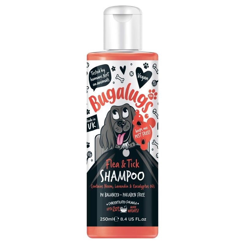 Bugalugs Flea And Tick Dog Shampoo 250ml