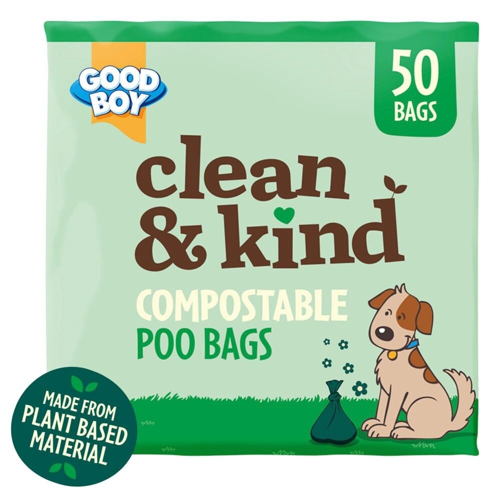 Good Boy Clean &amp; Kind Compostable Poo Bags