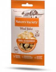 Natures Variety Freeze Dried Meat Bites Chicken 20g