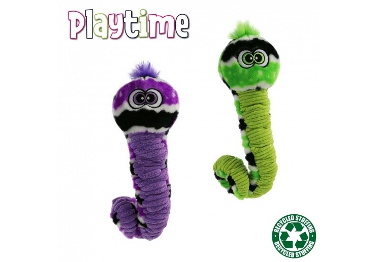 CURLY CATERPILLAR GREEN AND PURPLE