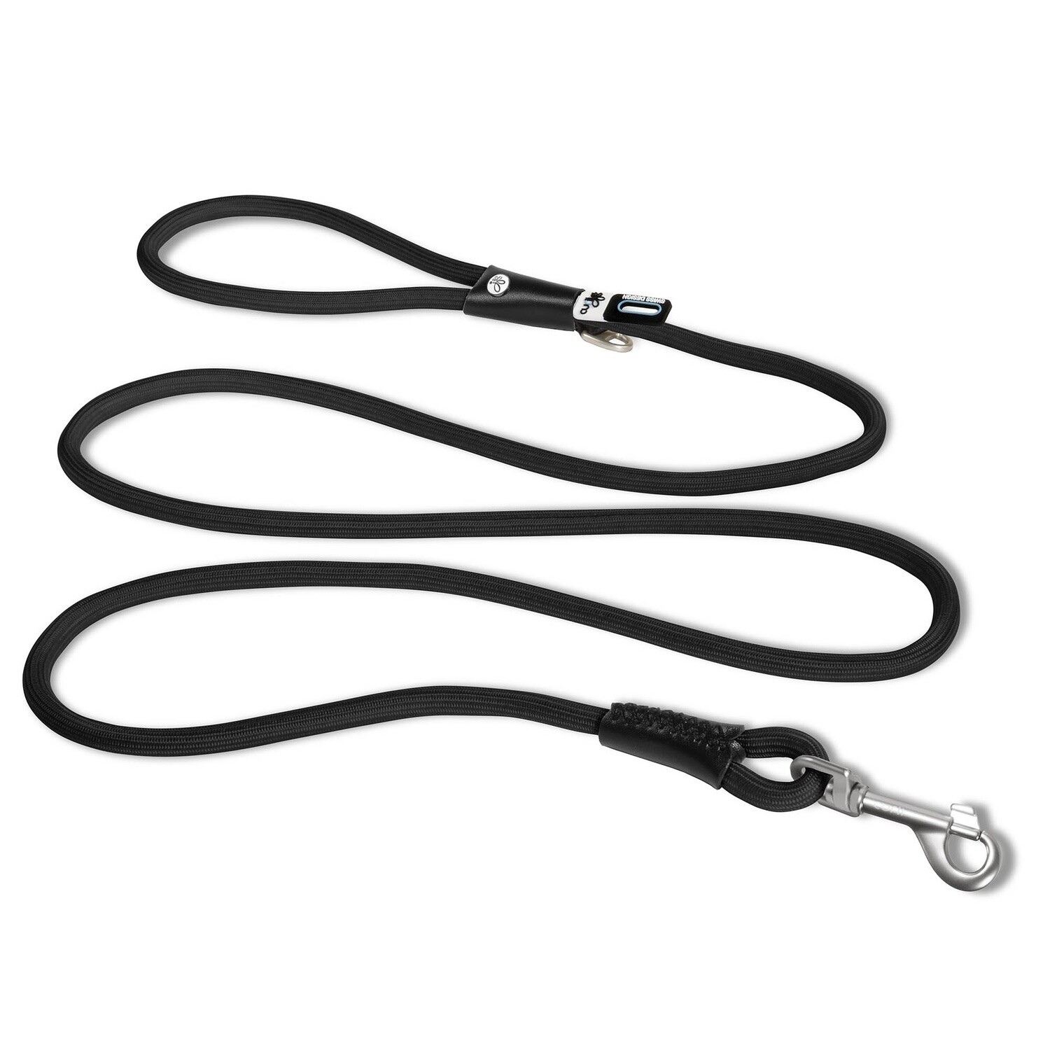 Curli Stretch Comfort Dog Leash Black